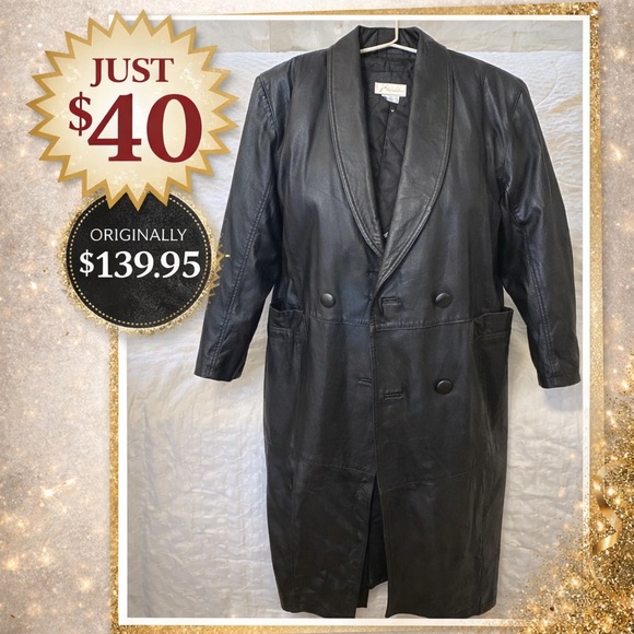 Jackets & Blazers - Fashion Attitudes Black Leather Jacket